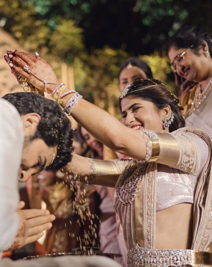 Allu Arjun Brother Allu Sirish, Allu Sirish Nayanika Reddy Wedding Pics-1-2-3-4