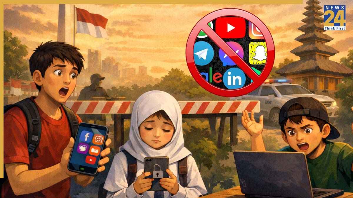 इंडोनेशिया में 16 साल से कम उम्र के बच्चों के लिए सोशल मीडिया बैन, इस तारीख से लागू होगा नया नियम