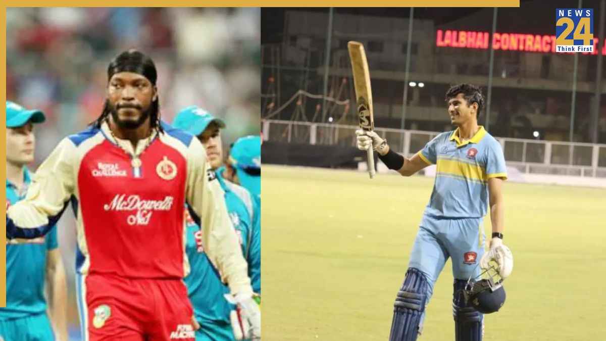 Chris Gayle Aarya Desai