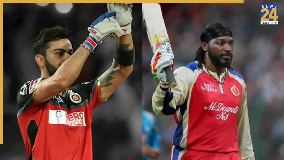 Chris Gayle Virat Kohli (1)