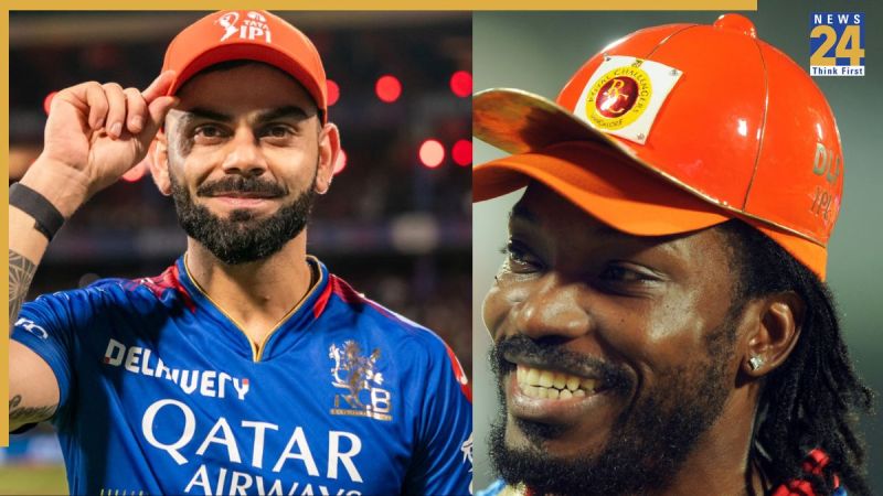 Chris Gayle Virat Kohli