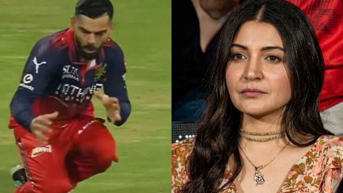 विराट कोहली कैच छोड़ते हुए