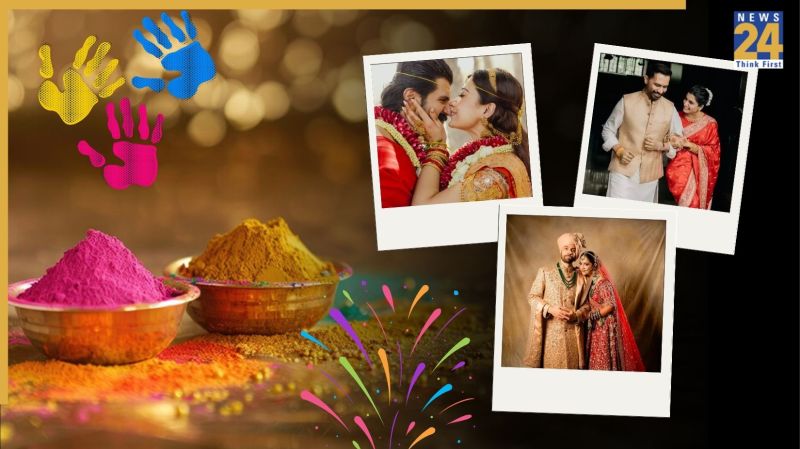 Celebs Couple First Holi After Marriage Celebs Couple First Holi After Marriage-1