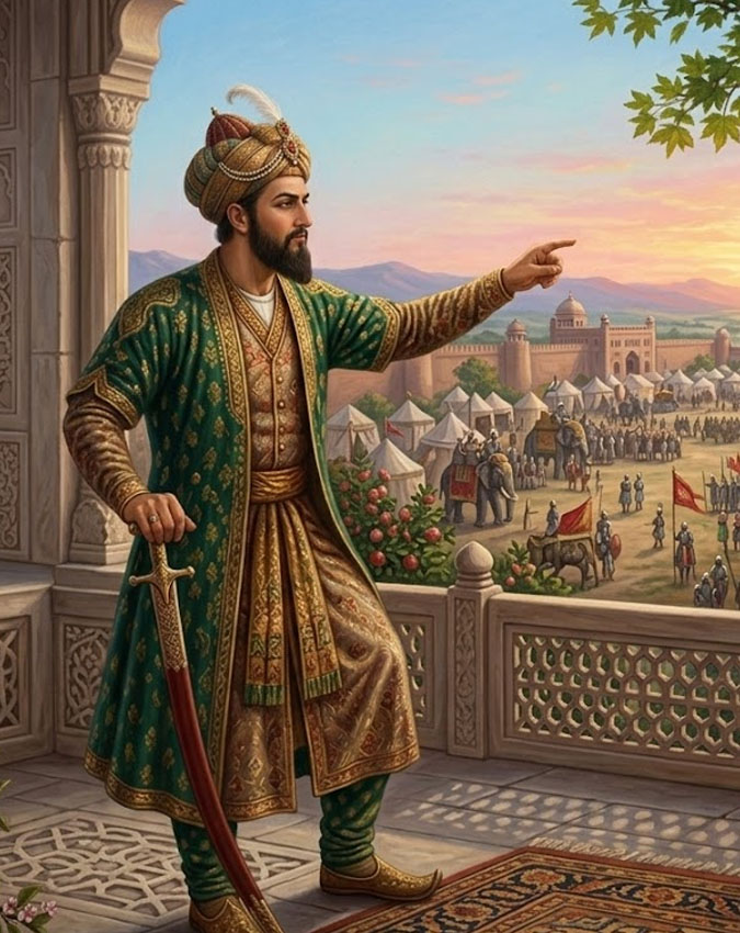 Mughal Emperor Babur Was Buried Twice-1-2-3-4-5-6