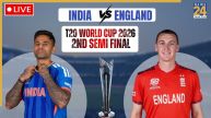 India vs England Semi-Final T20 World Cup 2026 Live Cricket Score