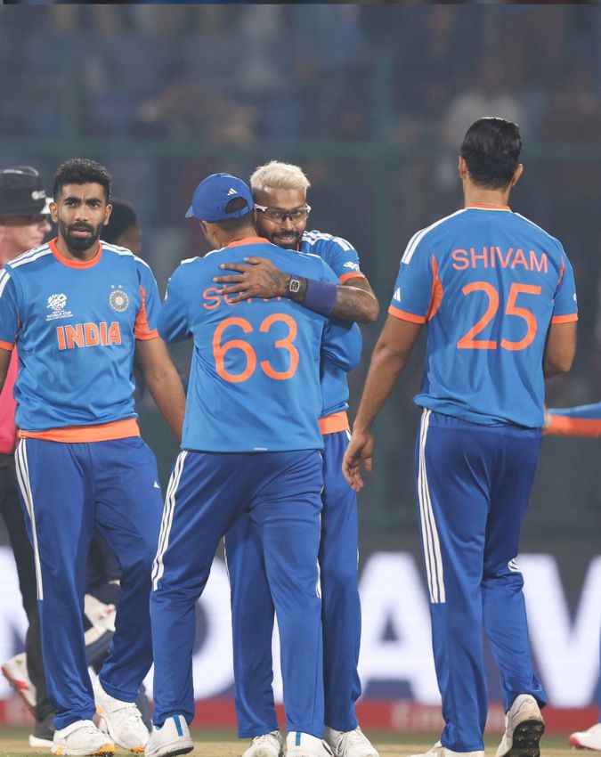नामीबिया पर भारत ने 93 रन से जीत दर्ज की
