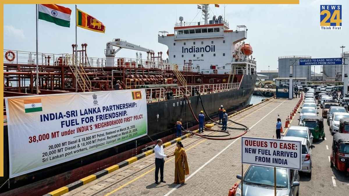 India sending a consignment of 38000 tonnes of fuel to Sri Lanka