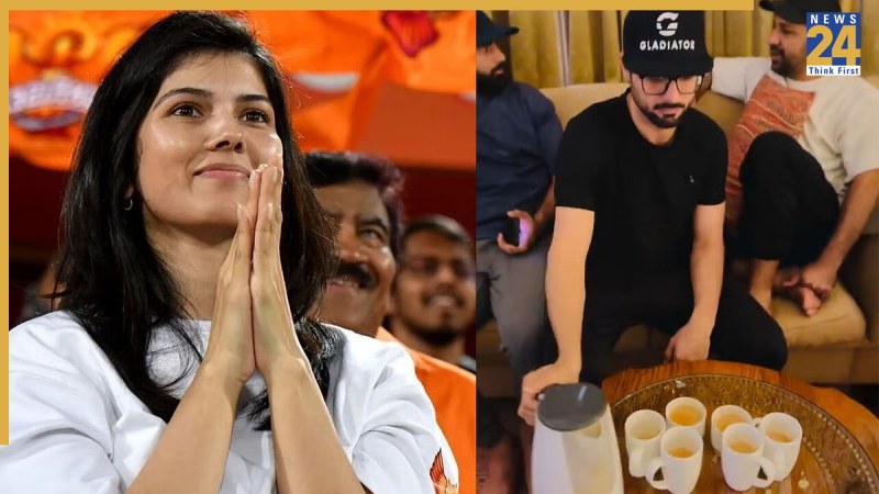 Kavya Maran and Abrar Ahmed