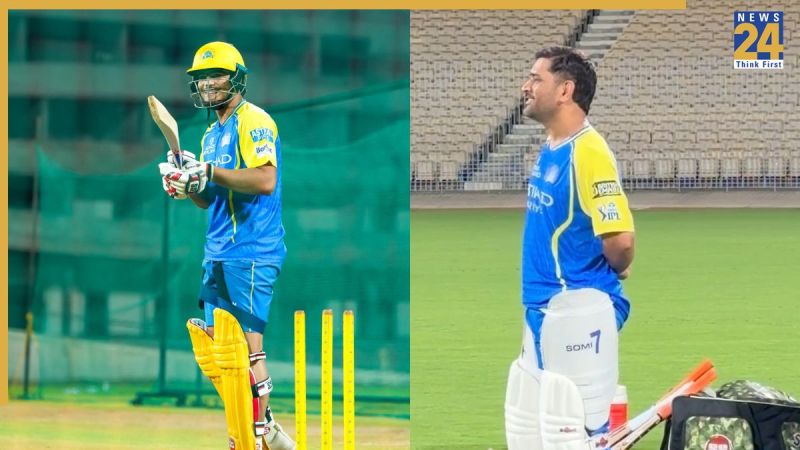 MS Dhoni Praises Prashant Veer Batting