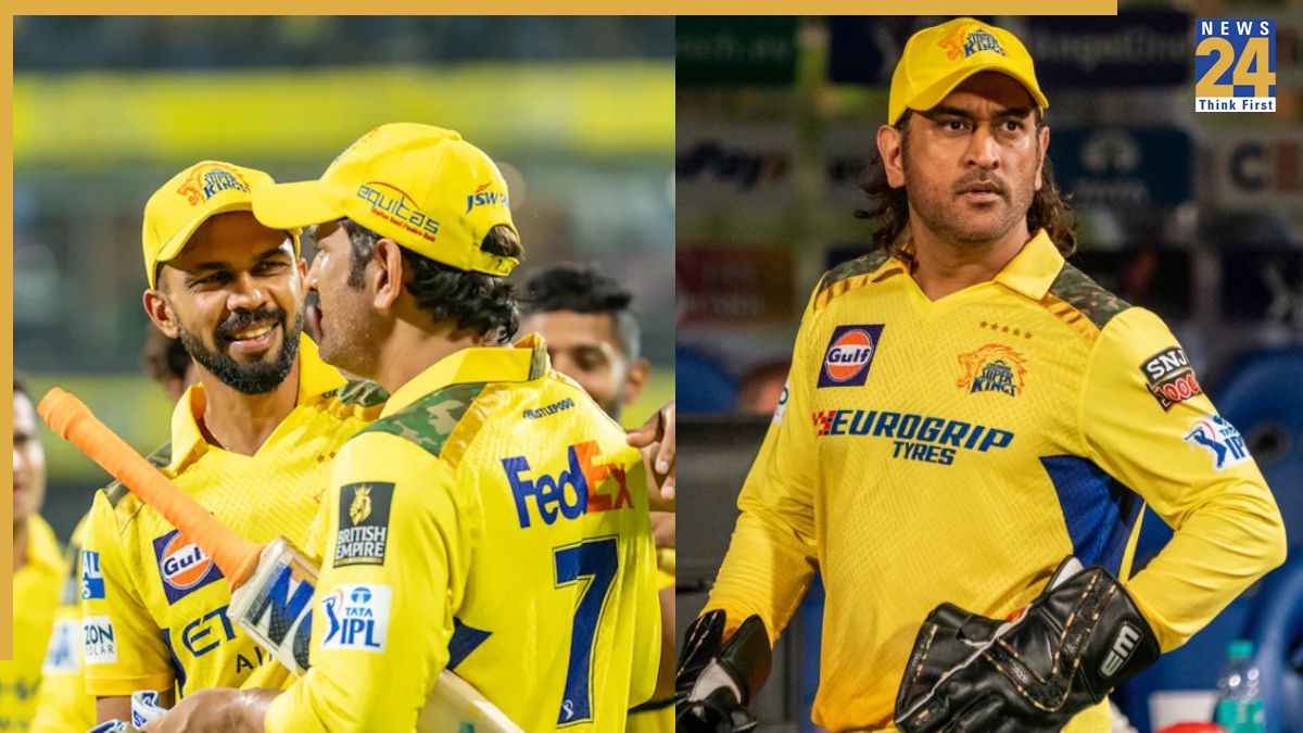 MS Dhoni Ruturaj Gaikwad