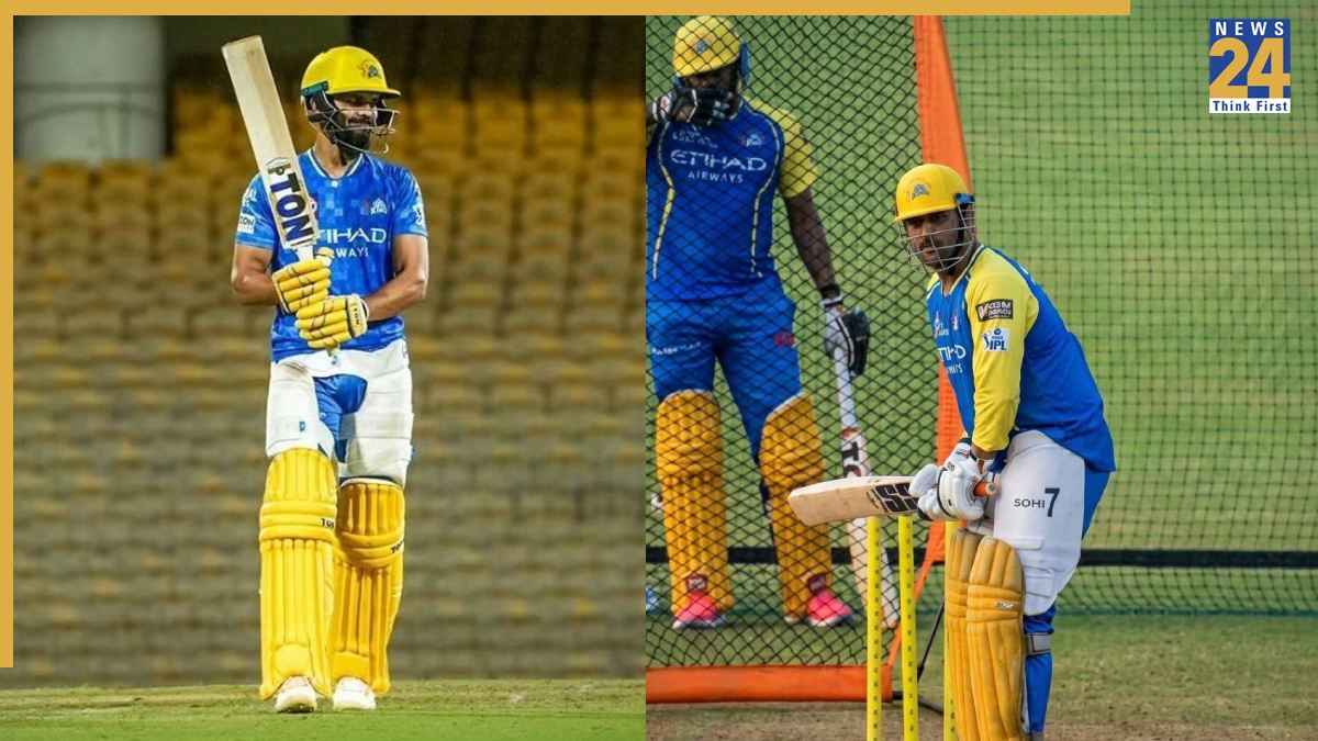 MS Dhoni and Ruturaj Gaikwad