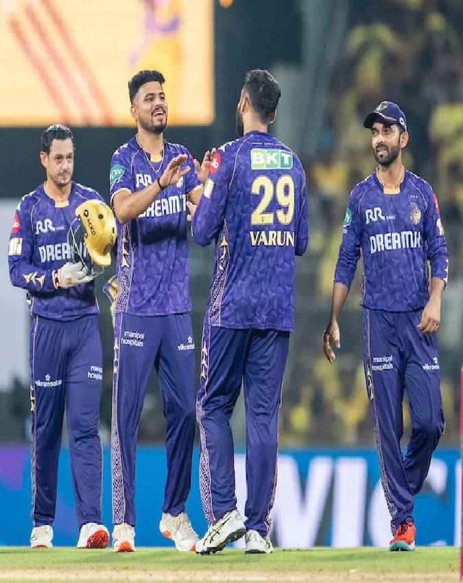 KKR का शेड्यूल