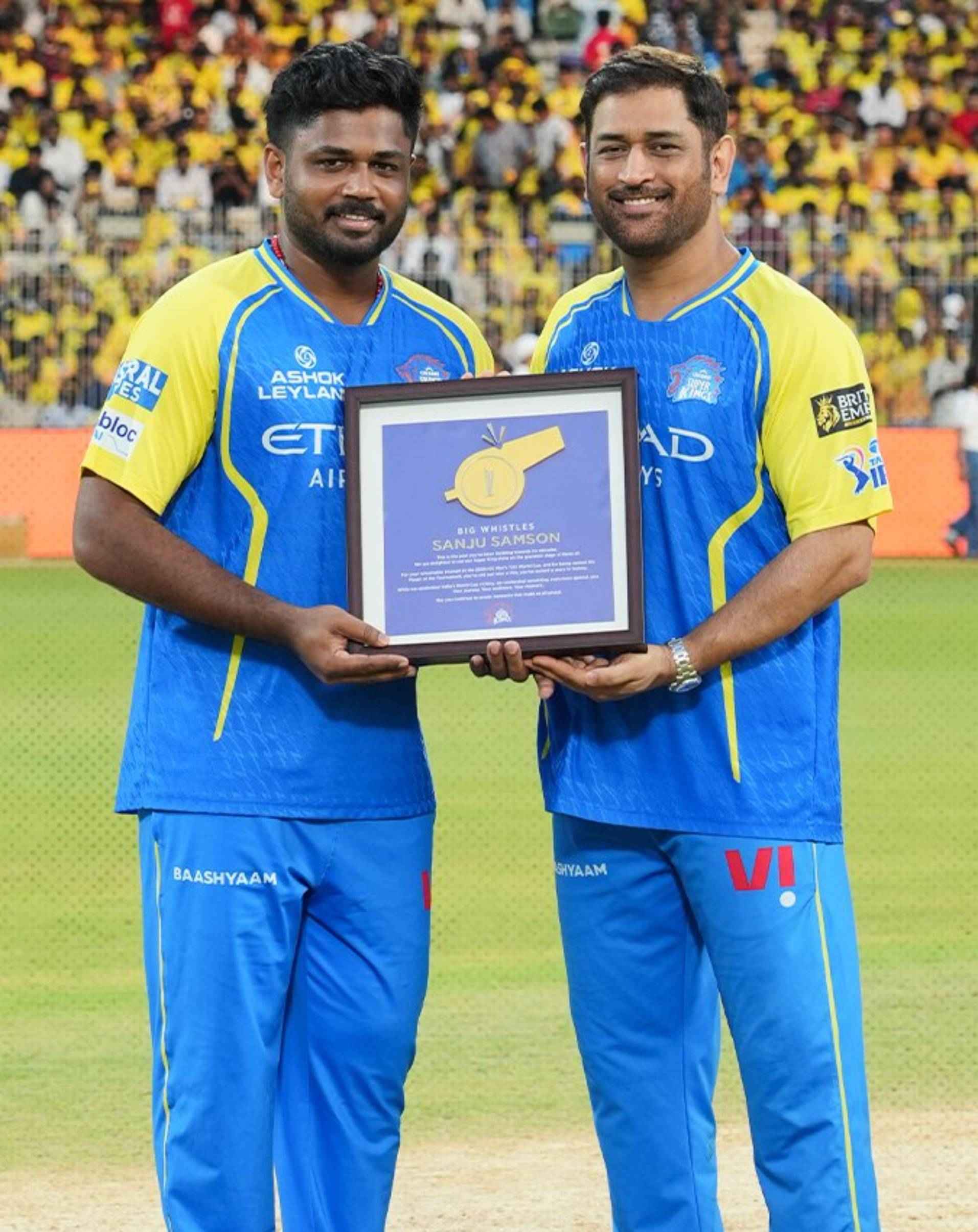 CSK की जर्सी में उतरेंगे संजू सैमसन