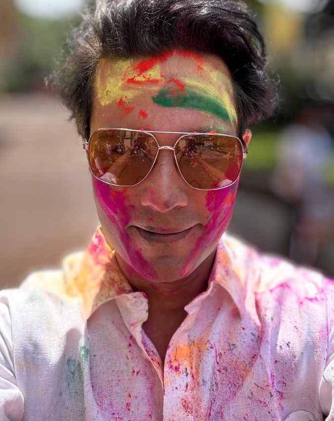 Randeep Hooda Holi celebration pics Randeep Hooda Holi celebration pics-1-2