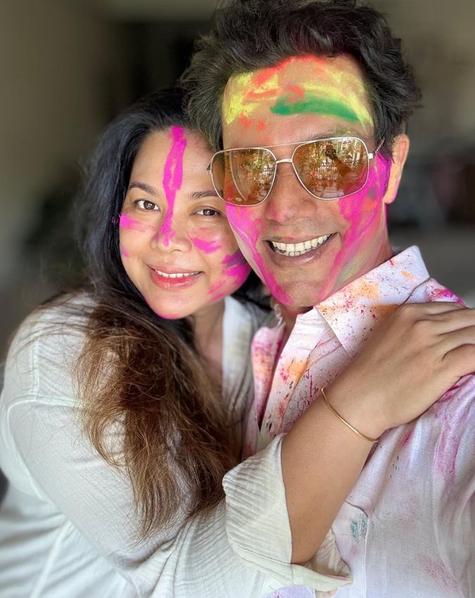 Randeep Hooda Holi celebration pics Randeep Hooda Holi celebration pics-1-2-3-4