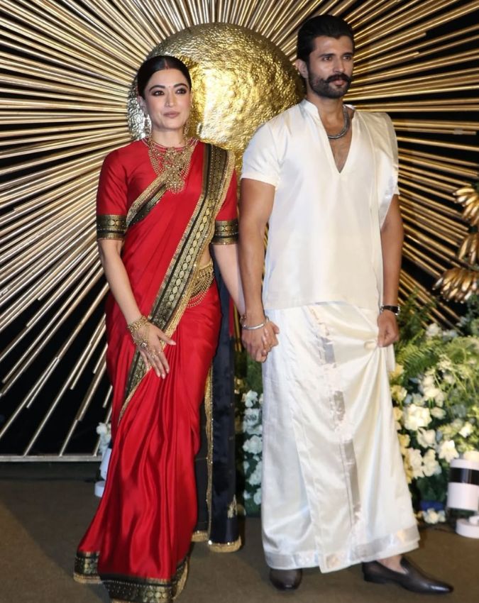 Rashmika Mandanna Vijay Deverakonda Wedding Reception Photos-1-2-3