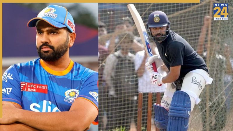 Rohit Sharma Getting Ready For IPL