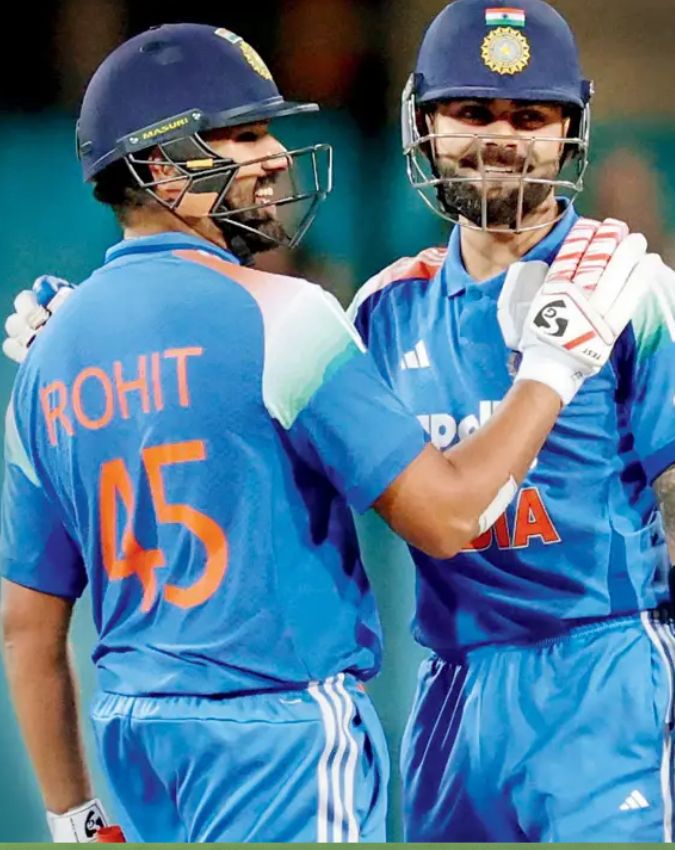 Virat Kohli Rohit Sharma (6) -1-2-3-4-5-6