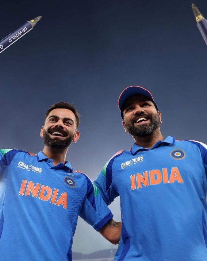 Rohit Sharma Virat kohli (27) -1-2-3-4-5-6