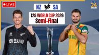 South Africa vs New Zealand T20 World Cup 2026 Semi-Final Live Cricket Score