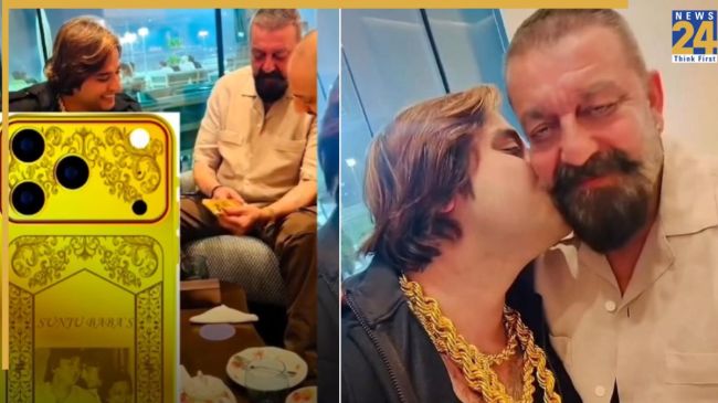 Sanjay Dutt got gold plated Iphone 17