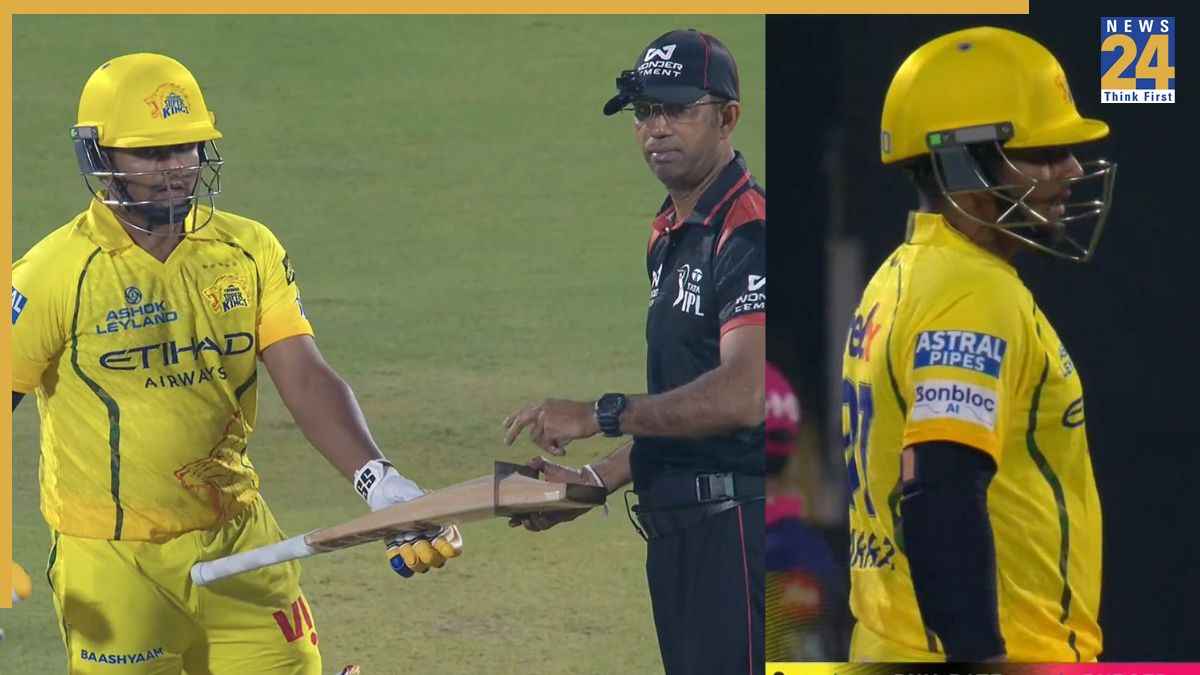 IPL 2026: बीच मैच अंपायर्स ने क्यों की सरफराज खान के बल्ले की जांच? फिर बदलना पड़ा बैट