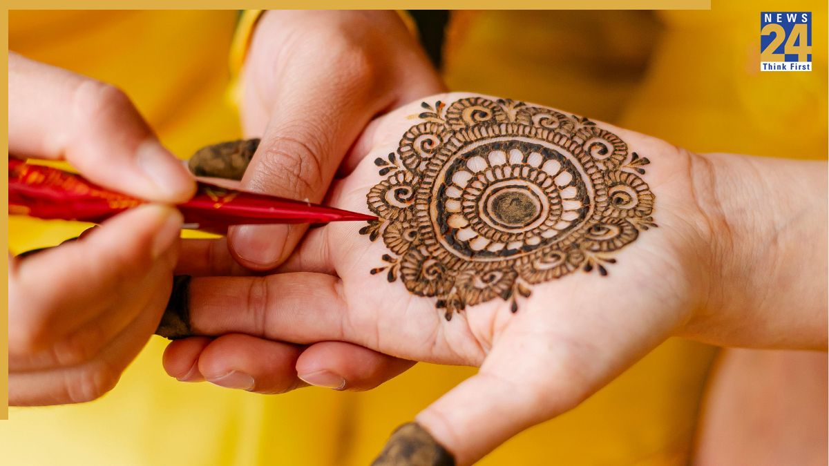 Simple Navratri Mehndi Designs-1