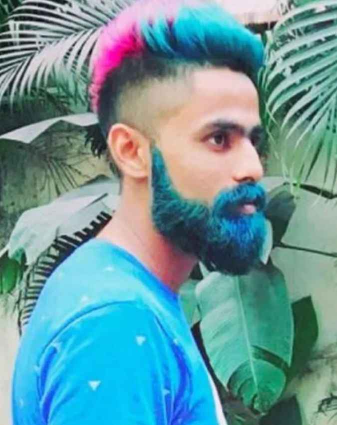 सूर्यकुमार यादव का अजीबोगरीब लुक