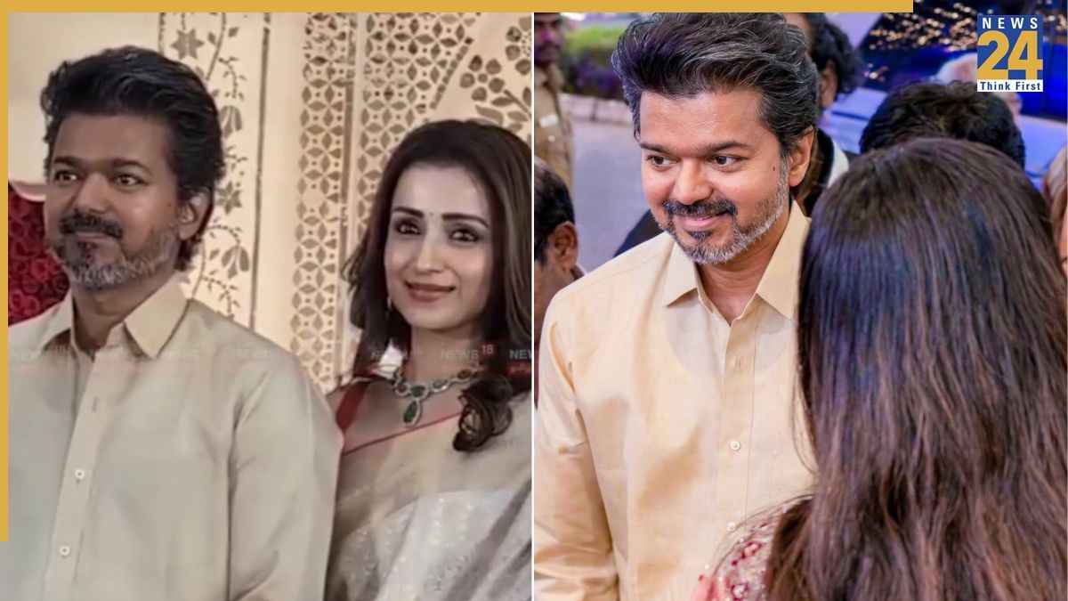 Thalapathy Vijay Trisha Krishnan Spotted together
