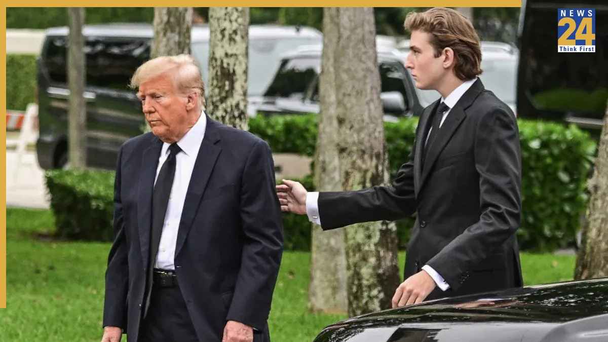 Trump 19 year old son Barron Trump enter Middle East War