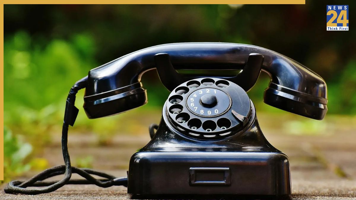 india first telephone connection,-1