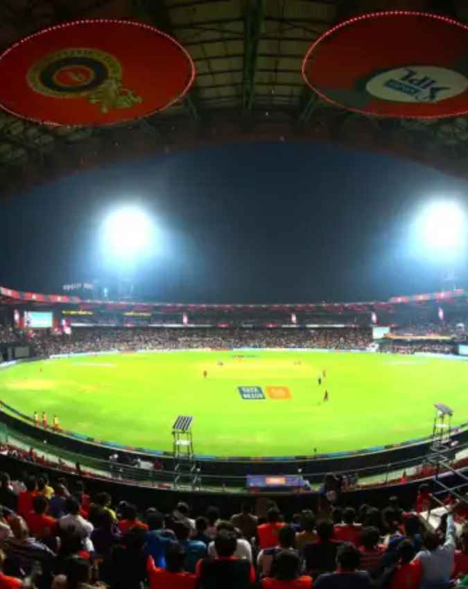 चिन्नास्वामी में खेले जाएंगे मुकाबले 