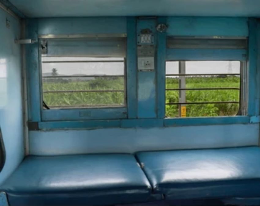 Train Seat Blue Patti-1-2-3-4