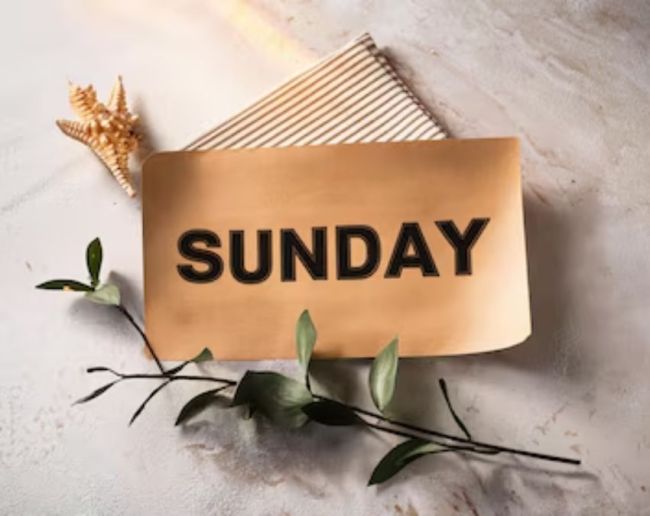 Sunday Ke Din Kyu Hota Hai Off-1-2-3