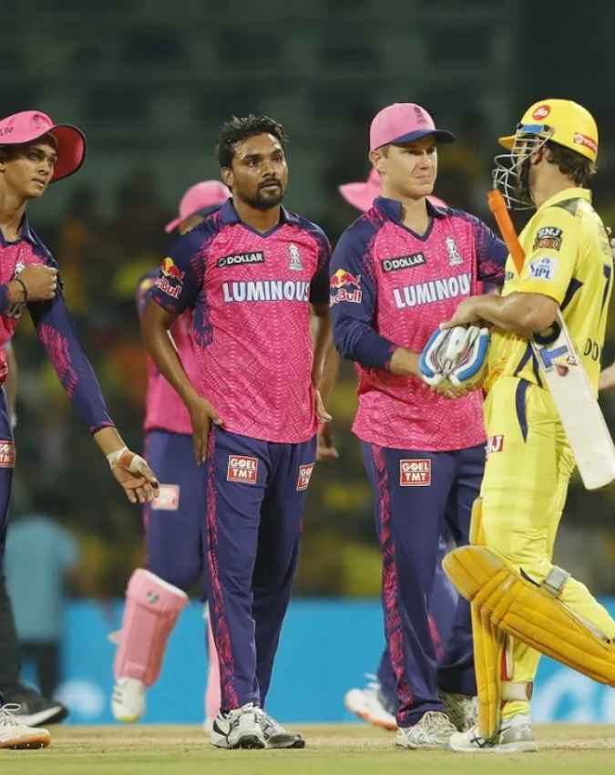 RR vs CSK हेड टू हेड रिकॉर्ड