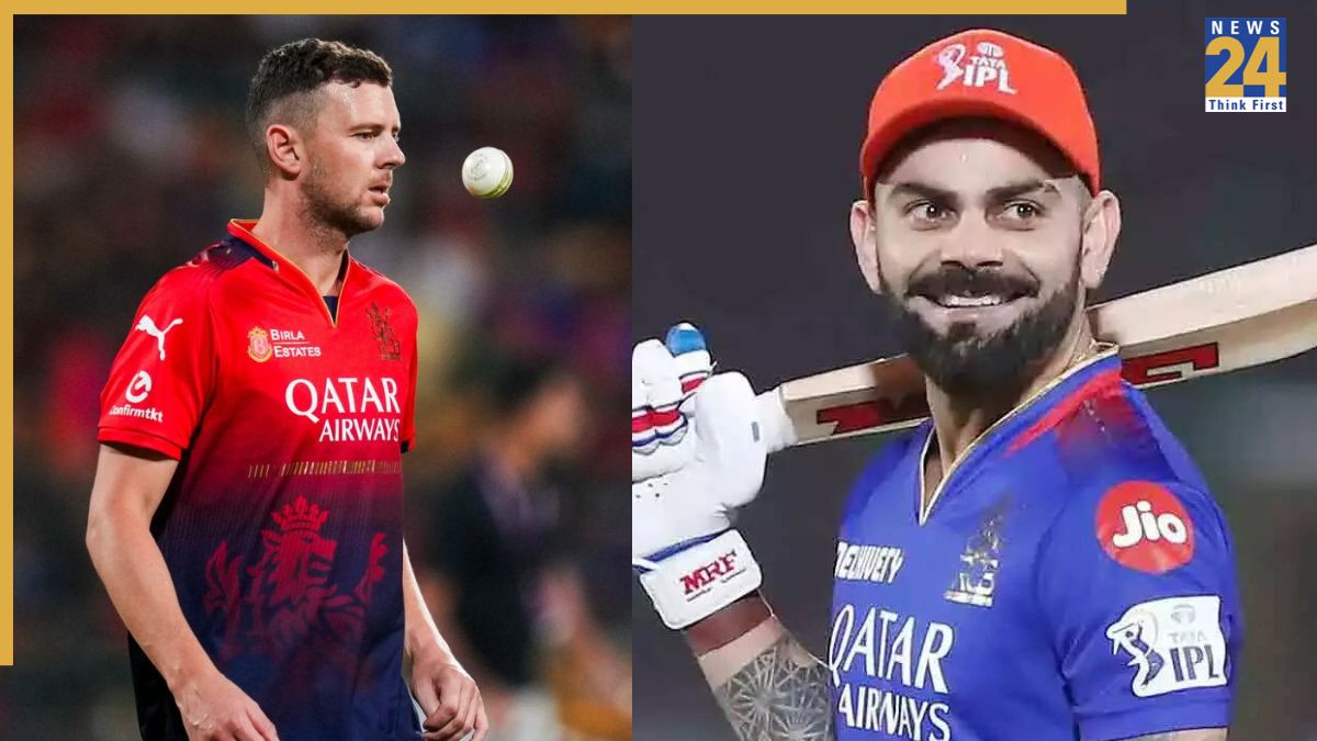 Virat Kohli Josh Hazlewood -1