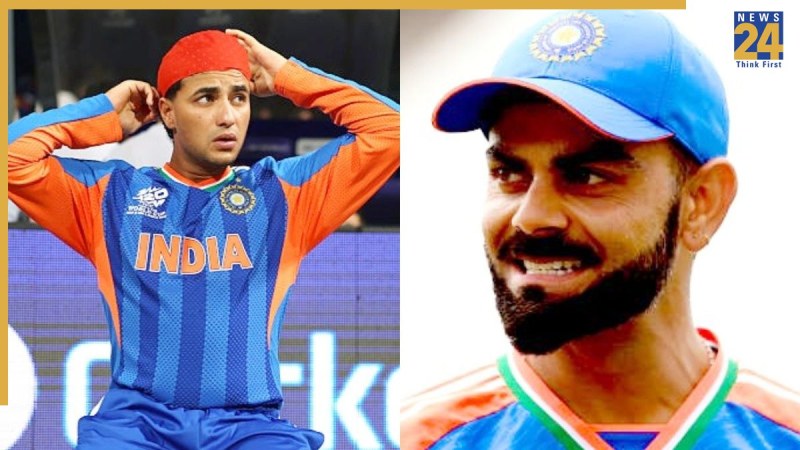 Virat Kohli and Abhishek Sharma Virat Kohli and Abhishek Sharma