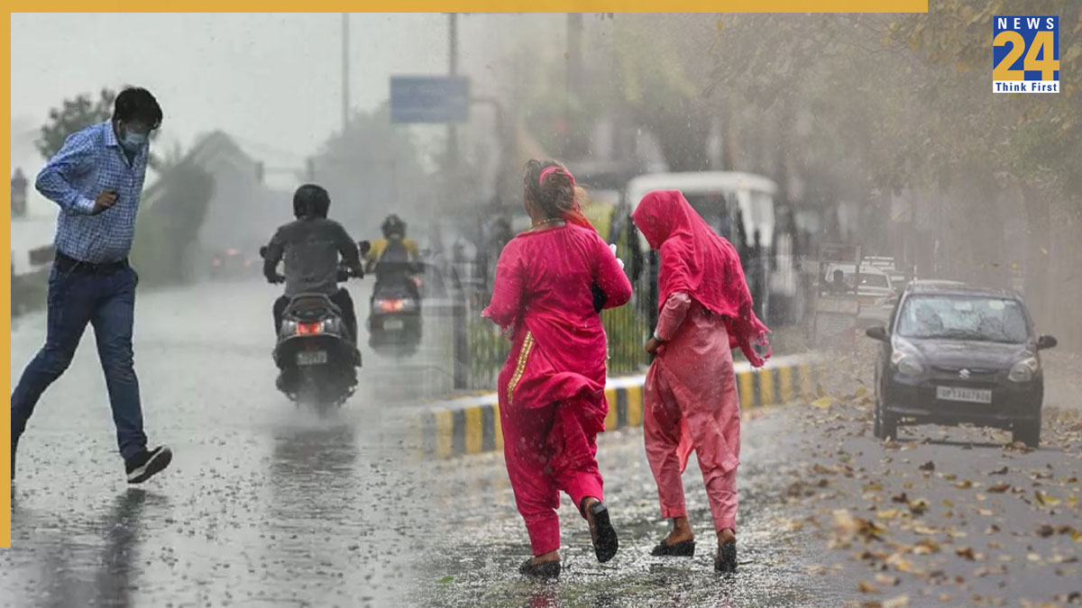 Delhi NCR Rain With Cold Waves-1