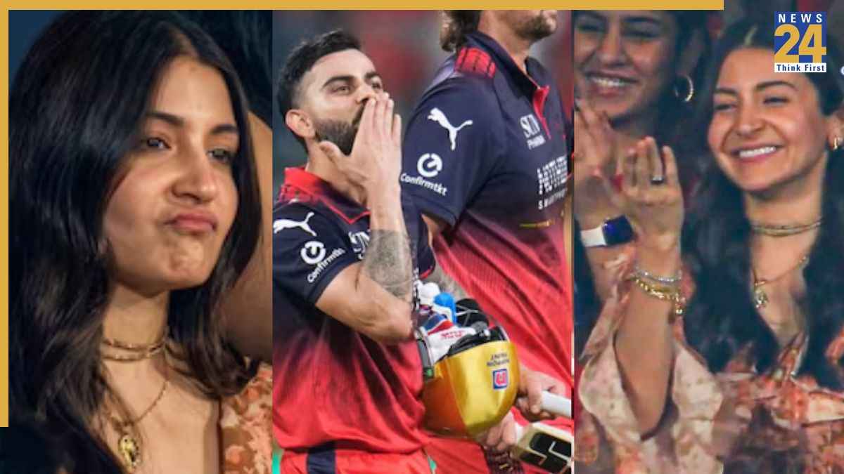 Anushka Sharma Virat Kohli Flying Kiss Video
