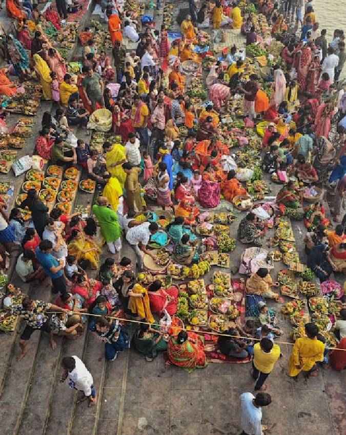 संध्या अर्घ्य का मुख्य अनुष्ठान