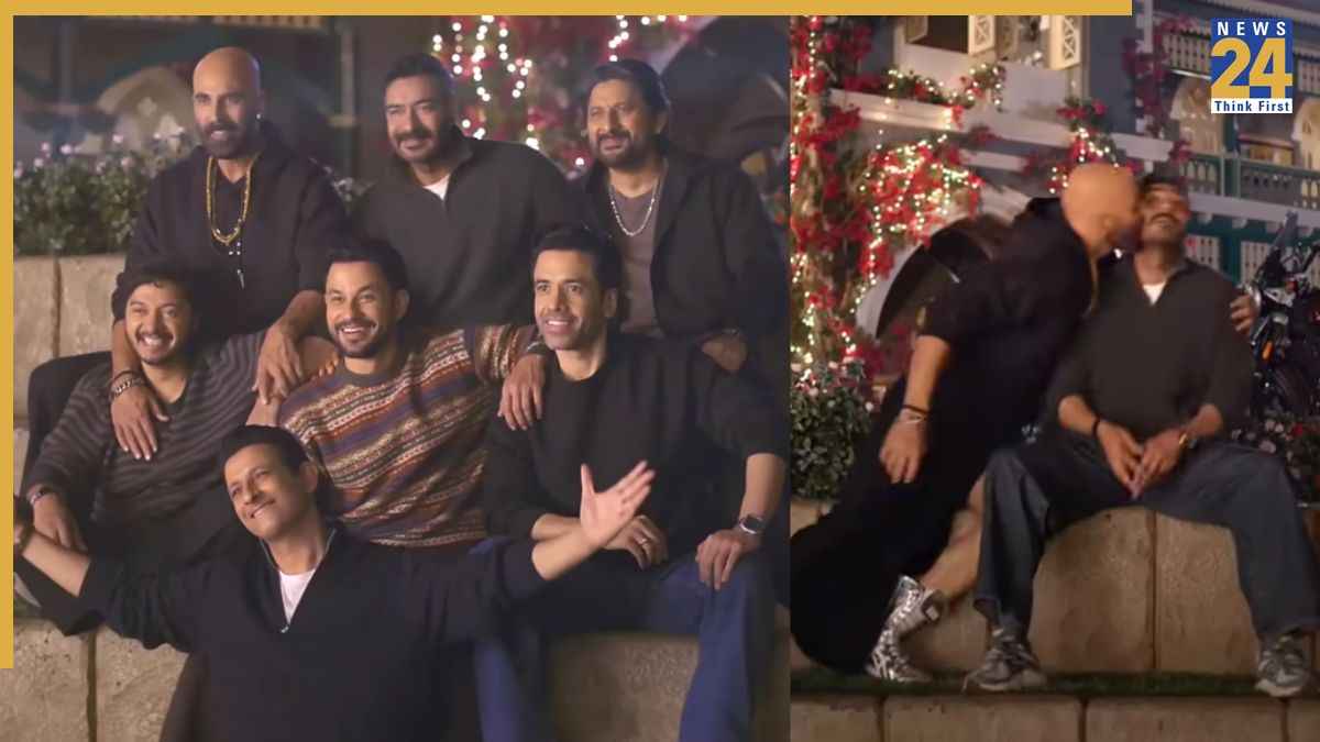 रोहित शेट्टी की Golmaal 5 का पहला लुक रिवील, 'लक्ष्मण' की हुई वापसी; अजय देवगन को किसने किया KISS?