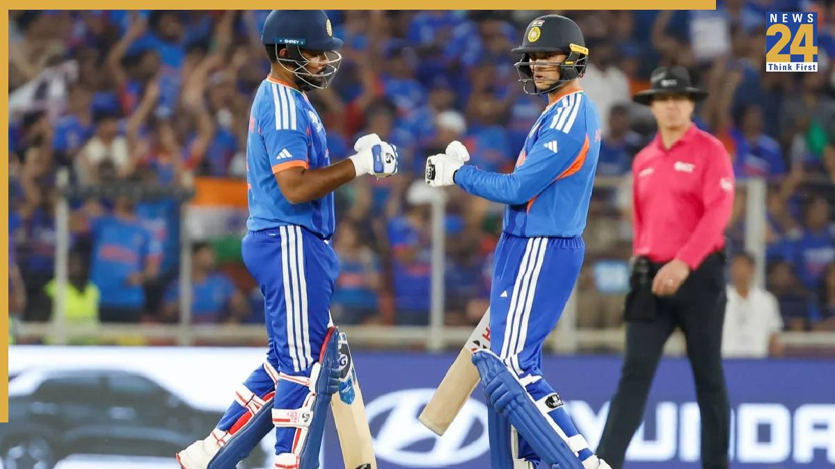 ind-vs-nz (38) Abhishek Sharma and Sanju Samson-1