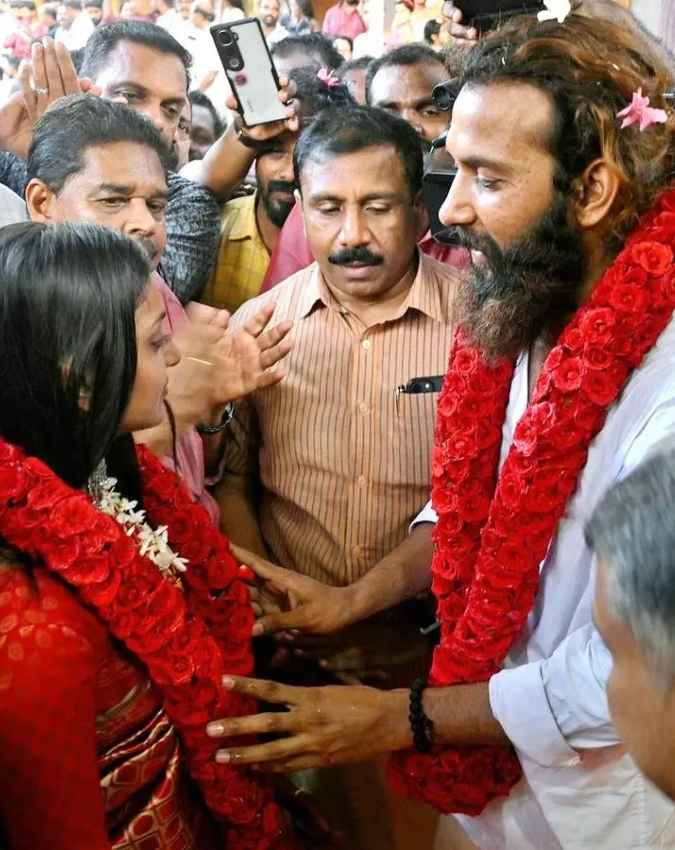 केरल में की शादी