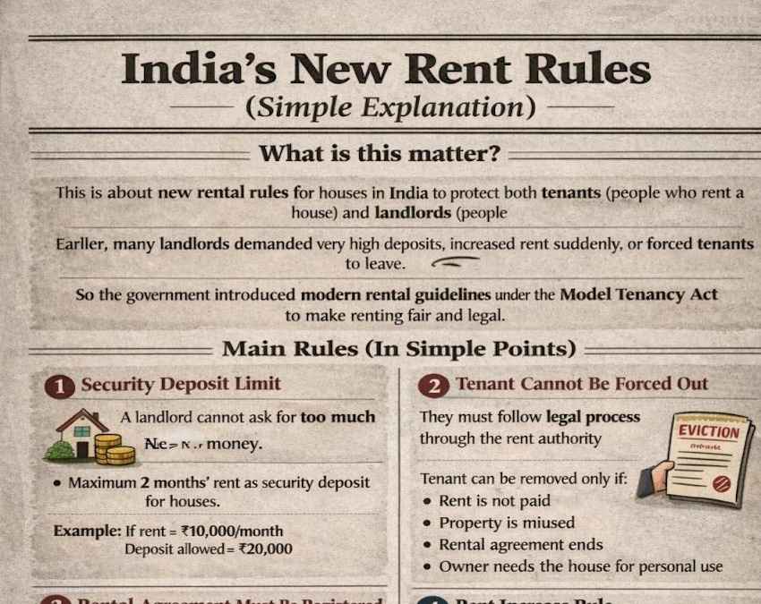 'नए रेंट नियम 2026' बारे में दावे