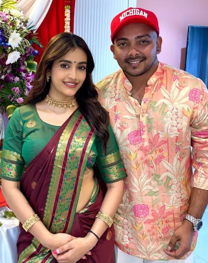 Prithvi Shaw and Akriti Agarwal-1-2-3-4-5