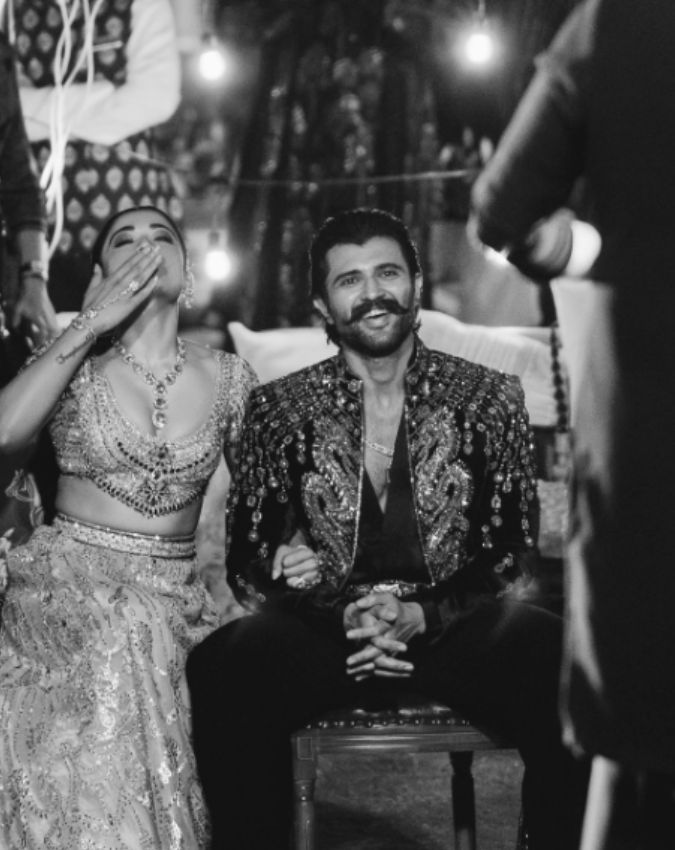 rashmika mandanna Vijay deverakonda sangeet ceremony photos-1-2-3-4