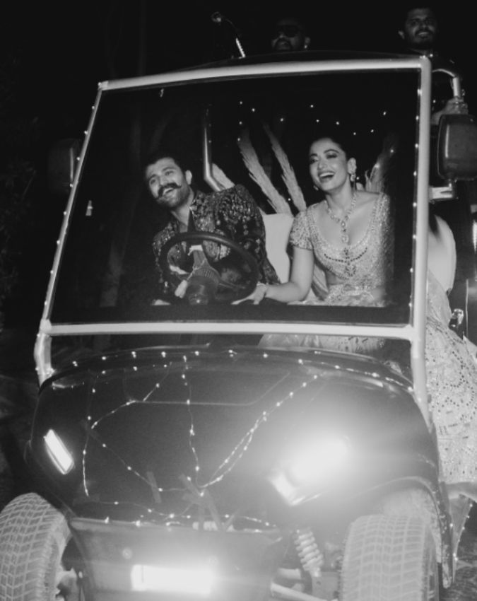 rashmika vijay sangeet ceremony rashmika mandanna Vijay deverakonda sangeet ceremony photos-1-2-3-4-5-6