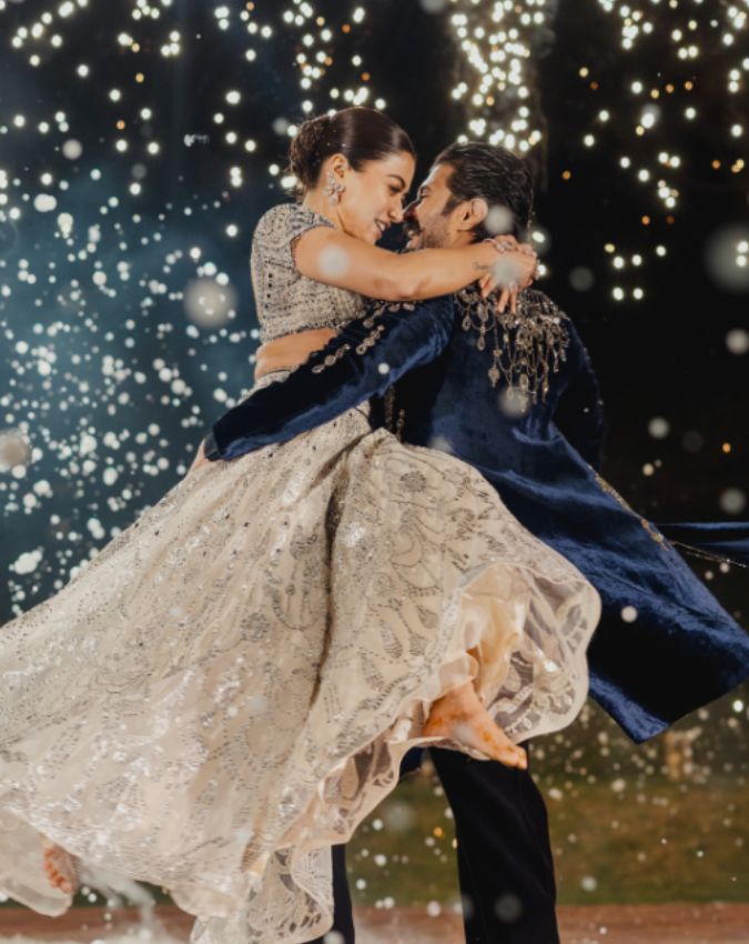 rashmika vijay sangeet ceremony rashmika mandanna Vijay deverakonda sangeet ceremony photos-1-2