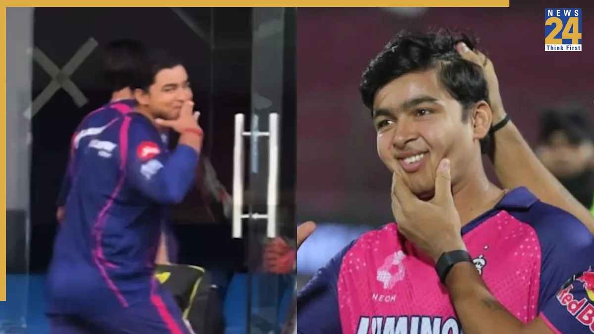 vaibhav suryavanshi flying kiss vaibhav suryavanshi flying kiss