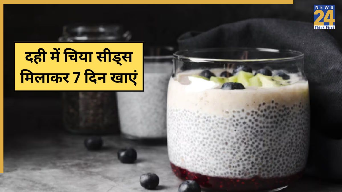Chia Seeds Ke Sath Dahi Khana-1